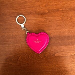 Kate Spade Whipstich Keychain in Pink